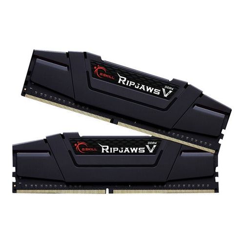 G.Skill Ripjaws V - DDR4 - kit - 16 Go: 2 x 8 Go - DIMM 288 broches - 3200 MT/s / PC4-25600 - CL16 - 1.35 V - mémoire sans tampon - non ECC - noir classique