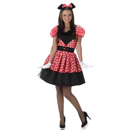 Déguisement Miss Mouse Femme, Taille Small