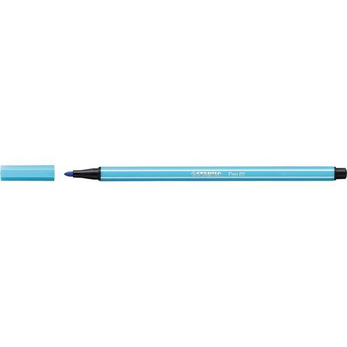 Stabilo Lot De 12 Feutres Pen 68 Inodore Bleu Azur