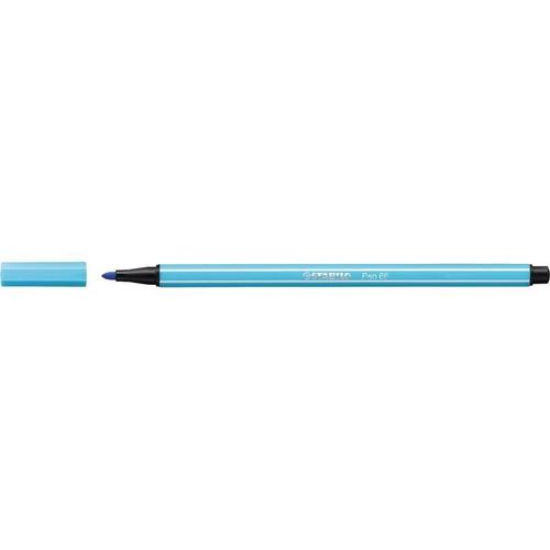 Stabilo Lot De 6 Feutres Pen 68 Inodore Bleu Azur