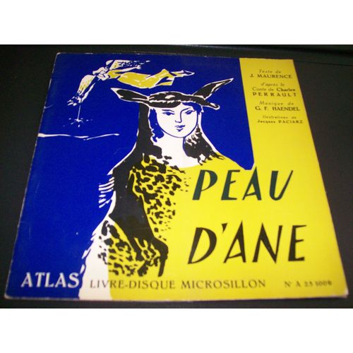 Livre Disque Vinyle La Peu D'?ne Atlas