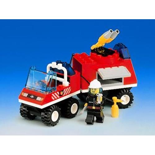 Lego Vintage 6486 Camion Voiture Avec Remorque De Pompier