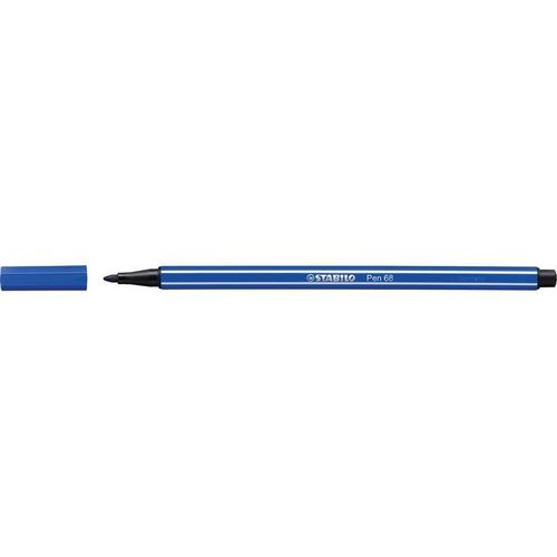 Stabilo Lot De 6 Feutres De Dessin Pen 68 Pte Ogive Moyenne 1 Mm Bleu Outremer