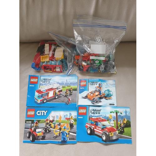 Lego Gros Lot De Lego City Complet Lot City 60002 60032 60088 60001