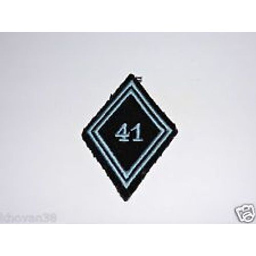 Losange De Bras Mle 45 41° Régiment De Transmissions Velours 