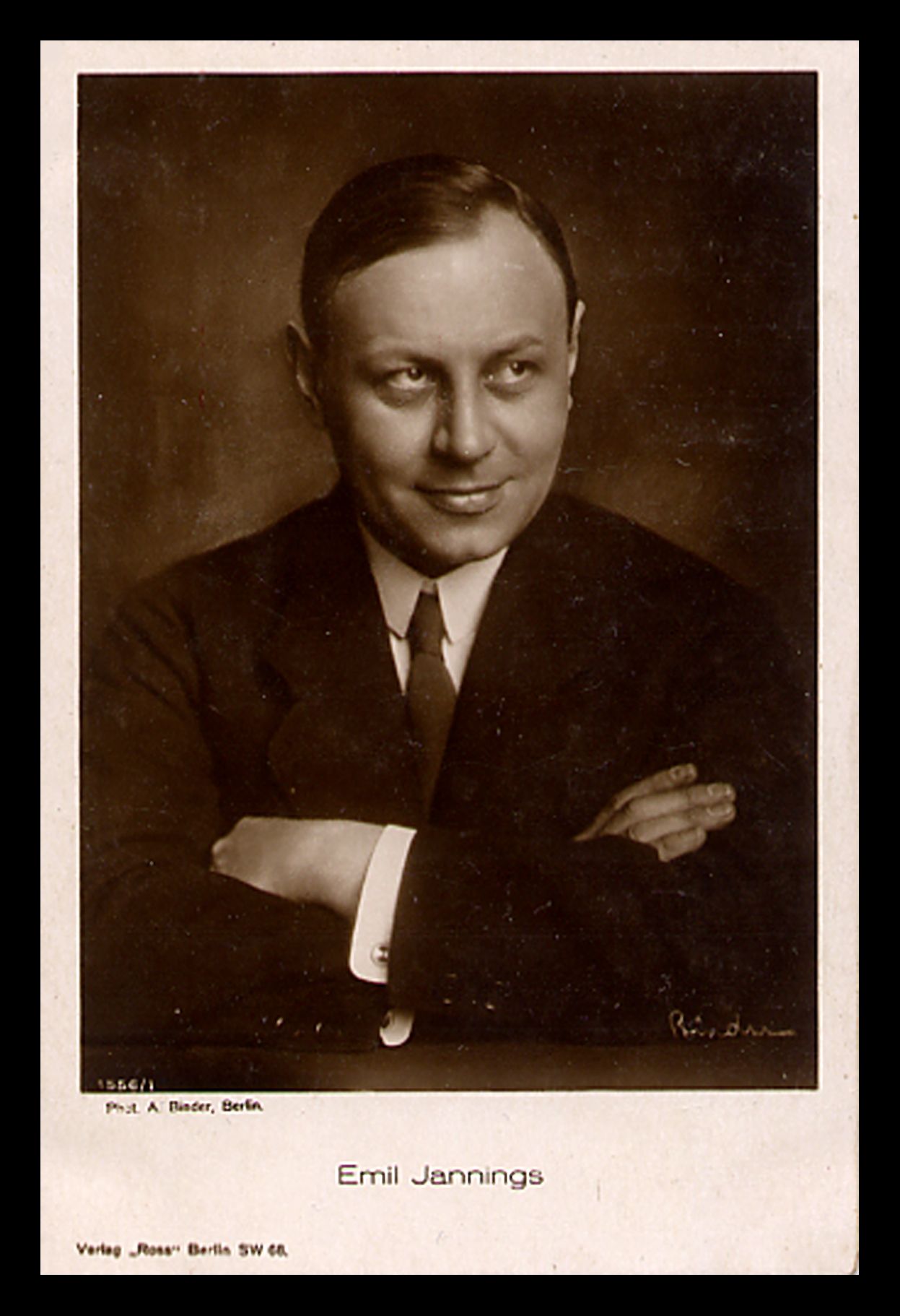 Emil Jannings (Né Theodor Friedrich Emil Janenz, 1884-1950, Acteur Allemand D'origine Suisse - Oscar Du Meilleur Acteur 1929)