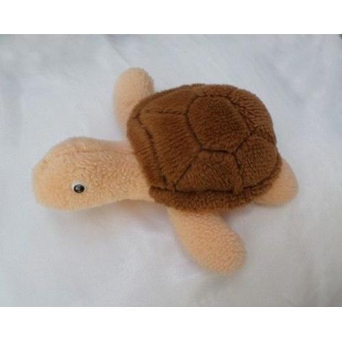 Doudou Peluche Tortue Rose Saumon Marron