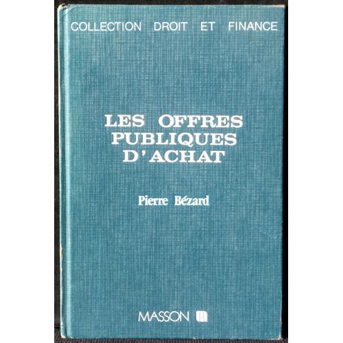 Les Offres Publiques D'achat