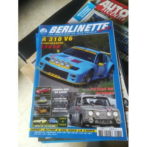 Berlinette Mag 62 De 2014 Gta Europa Cup,Alpine A110 1600s Gr4,A310 V6 Compresseur,Renault 8 Gordini 1300,Alpine A500,Opel Gt 1900,A110 1300