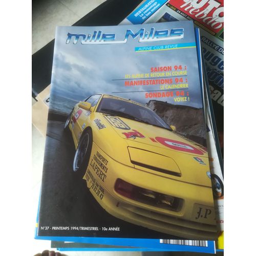 Mille Miles 37 De 1994 Alpine Au Mans,Vec Racing