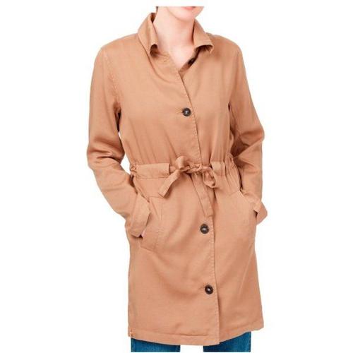 Tentree Women's Tencel Soft Trench Manteau Taille S, Rose/Beige
