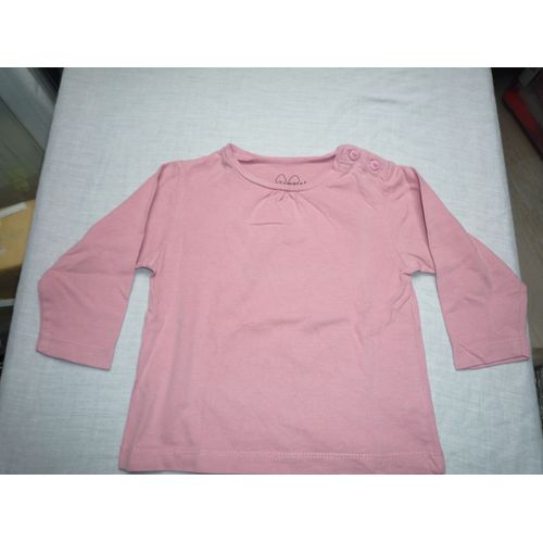 T-Shirt Vieux Rose, 12 Mois