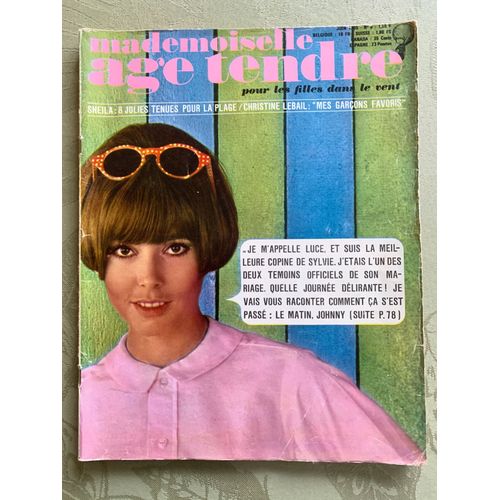 Mademoiselle Age Tendre N° 8 1965 06 Sylvie Vartan Mariage - Sheila Dick Rivers Rolling Stones