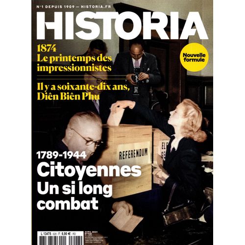 Historia N° 928: 1789-1944, Citoyennes, Un Si Long Combat.