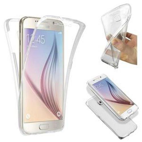 Etui Housse Coque Silicone Gel Intégral Samsung Galaxy S6 Edge Transparent Ceka ® 