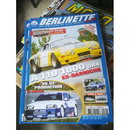Berlinette Mag 69 De 2015 Bvo Sport,A310 V6 Turbo,Renault 12 Gordini,Coupe R5,Pescarolo,Renault 5 Gt Turbo,Polo G40