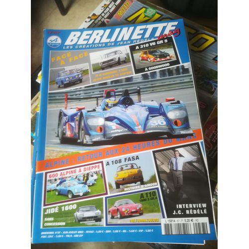Berlinette Mag 57 De 2013 Redele,Twingo Coupe,Jide 1600,Alpine A108 Fasa,A310 V6 Gr5,Renault 8 Gordini 1300,Alfa Giulia Ti Super