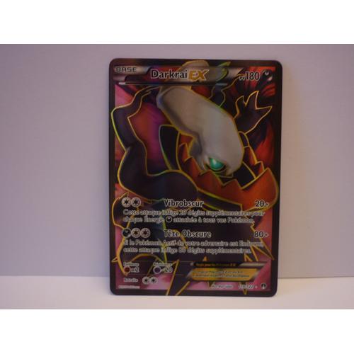 Carte Pokemon Francaise Darkrai Ex Full Art 118/122 Rupture Turbo 