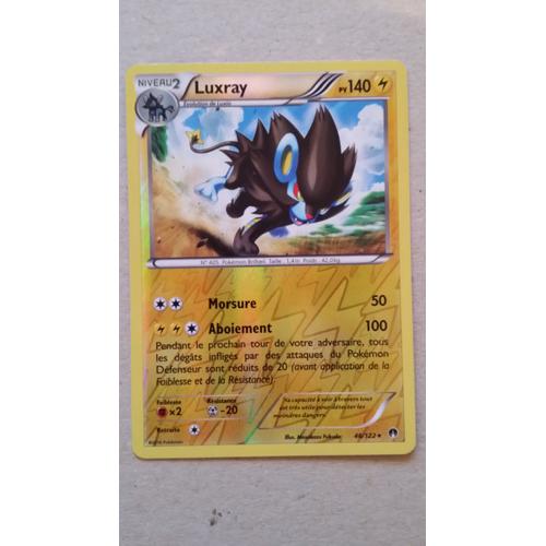 Luxray 46/122 Rare Reverse Rupture Turbo