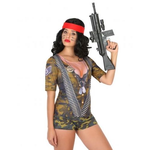 T-Shirt Soldat Femme, Taille M / L