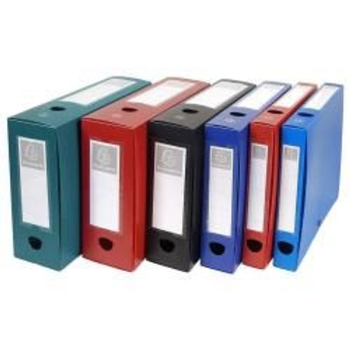 Exacompta Cartobox - Boîte De Classement - 40 Mm - A4 - Bleu Opaque