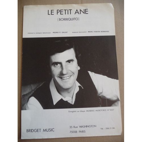 Le Petit Ane Marc Fabien Bonnard