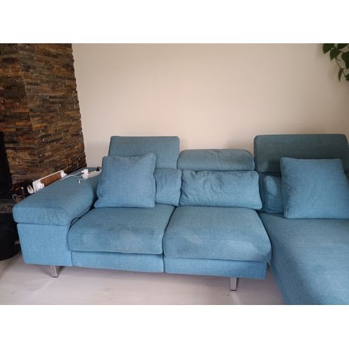 Canapé 5/6 Places De La Marque Poltronesofa Couleur Bleu
