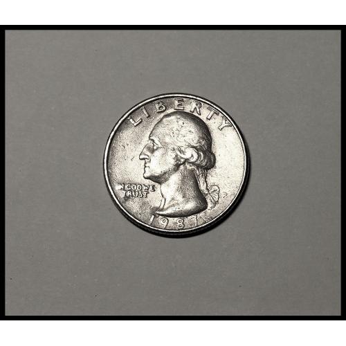 1/4 Dollar 1987 P