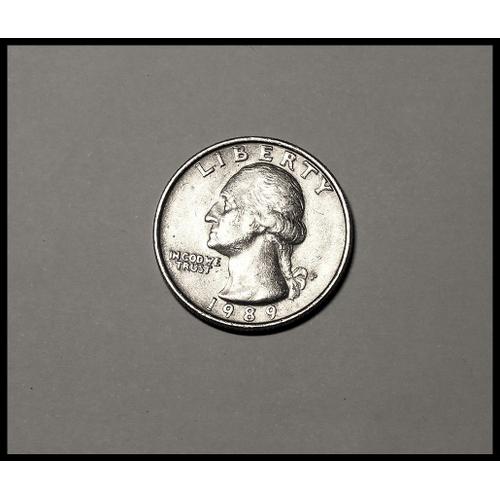 1/4 Dollar 1989 P