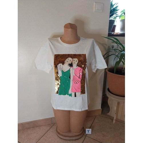 Tee-Shirt Femme Camaïeu Taille M Neuf (28)