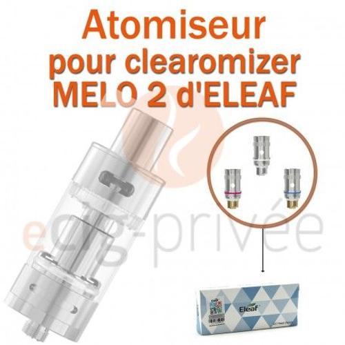 Pack de 5 résistances pour clearomizer MELO 3 de 4ml et 2ml