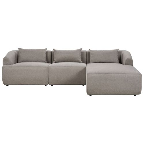 Canapé D'angle Svansele Taupe Tissu Côté Gauche