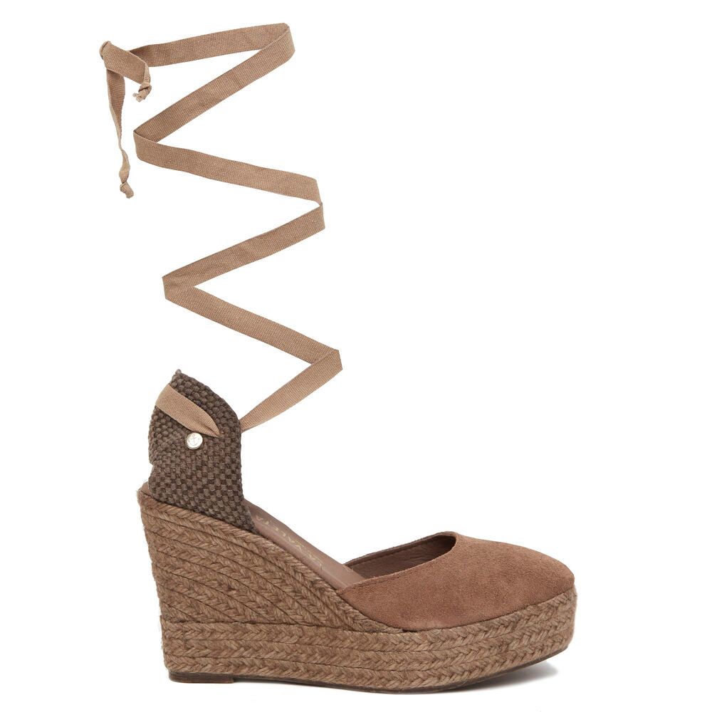 Espadrilles Femme La Valeta Charlene T39 Taupe