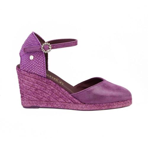 Espadrilles Femme La Valeta Leticia T38 Morado