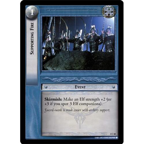 The Lord Of The Rings Tcg - Supporting Fire (4c83) 