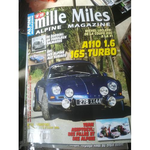 Mille Miles 55 De 2006 A110 1600 16s Turbo,Leclere,