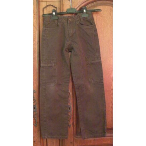 Pantalon Marron Cyrillus - Taille 7 Ans