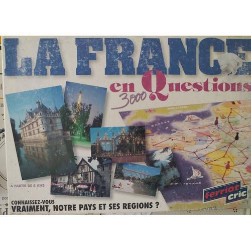 Ancien Jeu De 1987 , La France En 3000 Questions , Complet , Par Ferriot Cric