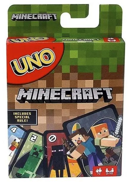 Mattel Uno Minecraft Card Game - 7