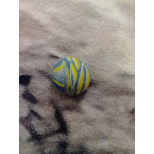 Balle Rebondissante Jaune/Bleue.