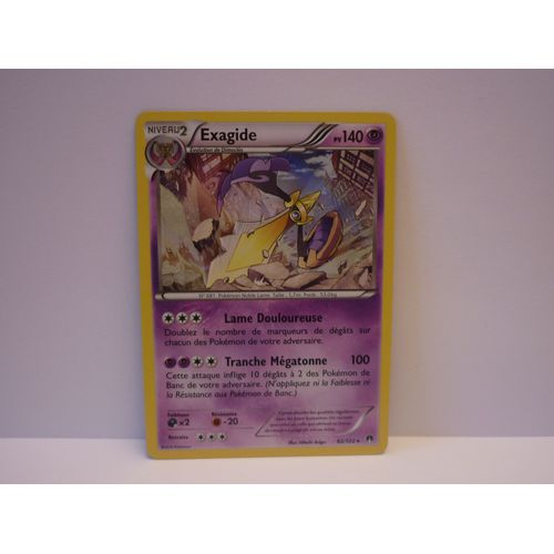 Carte Pokemon Francaise Exagide Holo 62/122 Rupture Turbo