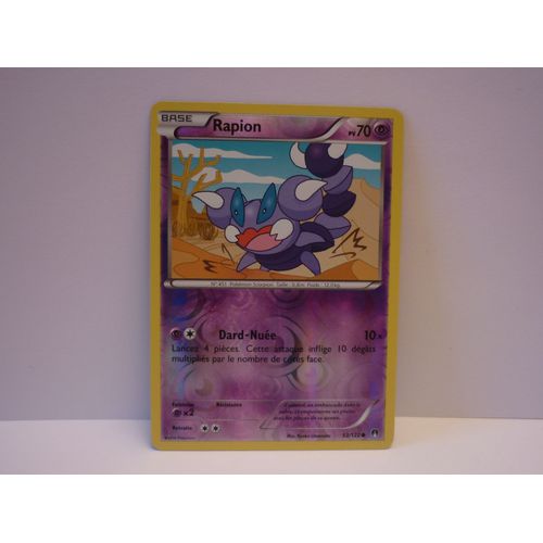 Carte Pokemon Francaise Rapion Reverse 53/122 Rupture Turbo