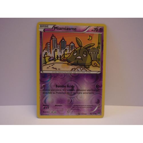 Carte Pokemon Francaise Miamiasme Reverse 56/122 Rupture Turbo