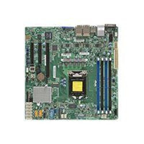 SUPERMICRO X11SSH-LN4F - Carte-mère - micro ATX - LGA1151 Socket - C236 Chipset - USB 3.0 - 4 x Gigabit LAN - carte graphique embarquée