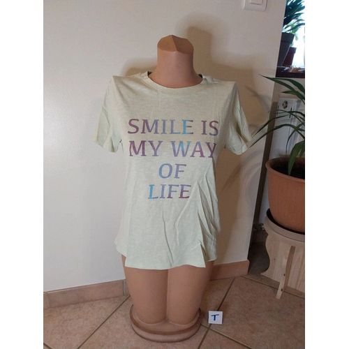 Tee-Shirt Femme Camaïeu Taille M Neuf (19)