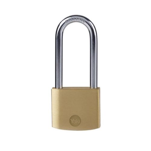Cadenas en laiton 40 mm - anse en acier cémenté - avec 3 clés YALE
