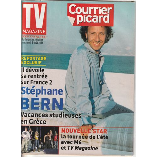 Tv Le Courrier Picard Jessica Alba 1/2p/ Stephane Bern 3p/ Jamel Debbouze 1p/ La Nouvelle Star Christophe Willem 1p/ Articles Photos Justin Chambers , Ariane Massenet 19419