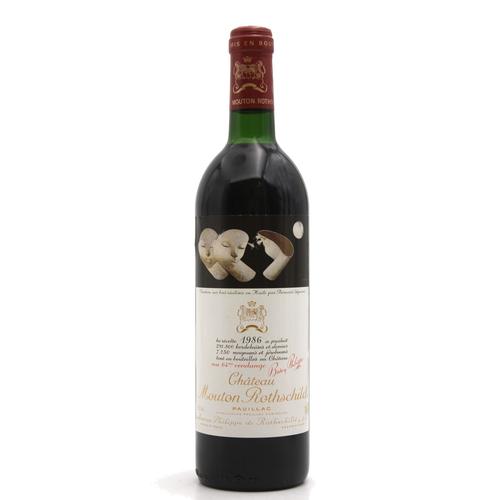 Château Mouton Rothschild 1986 - Pauillac 75cl