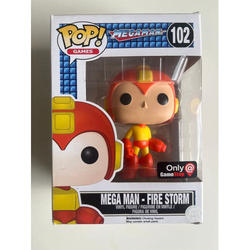 Funko Pop ! Megaman Fire Storm #102 Figurine Capcom - Good Condition - Bon État