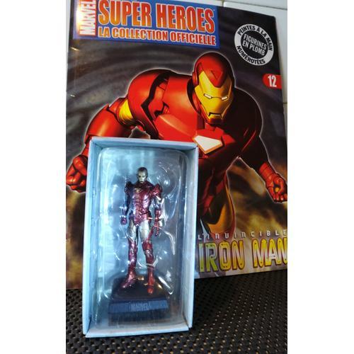 Figurine Plomb Collection Marvel Super Héroes N° 12 : Iron Man Avec Son Fascicule